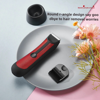 Tondeuse corporelle imperméable pour hommes, boule de poils d'aine, tondeuse sèche/humide, rasoir d'hygiène masculine ultime pour les toiletteurs