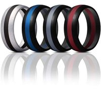 Bague de mariage en silicone personnalisée de haute qualité pour hommes et femmes