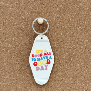 Custom <strong>Vintage</strong> Motel Room <strong>Keychain</strong> Retro Blank PVC Hot Stamping Printing Cartoon Style Promotional Custom Motel <strong>Keychain</strong> - Product Image 5