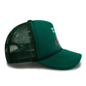 Gorra Trucker Personalizada con Logotipo, Lisa, al por Mayor, con Malla Trasera, Bordada, Impresa, Verde Oliva Oscuro, con Cuerda - Product Image 1
