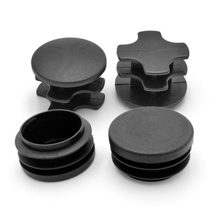 Bouchon rond en plastique Xiu Fen pour tabourets, chaises, lits en fer, tuyaux en acier – Bouchon intérieur anti-poussière en PE, plat en acier inoxydable - Product Image 4