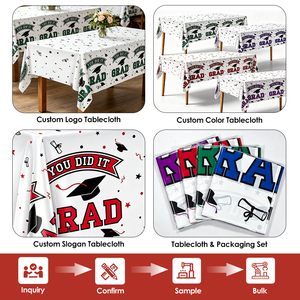 <span class=keywords><strong>Tovaglia</strong></span> Quadrata in Poliestere per Pasqua 60x84 Pollici, Motivo a Quadri Buffalo, Lavabile, per Feste, Picnic, Cena, Decorazione Primaverile - Product Image 4