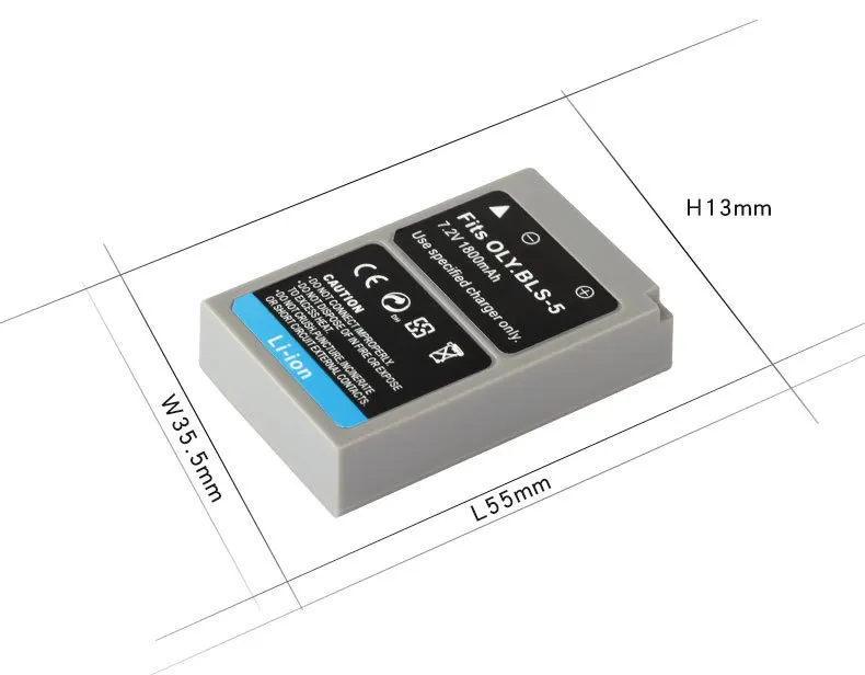 Nieuwe Originele Batterij BLS-5 BLS5 BLS-50 BLS50 Voor Olympus E-M10, Stylus1 Pen E-PL2, E-PL5, E-PL6, e-PL7, E-PM2 Digitale Camera