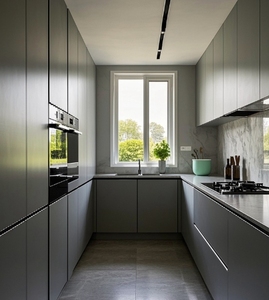 Nuevos Gabinetes de Cocina Modulares de Madera de Alta Gama para Villas, Apartamentos y Hogares - Product Image 3