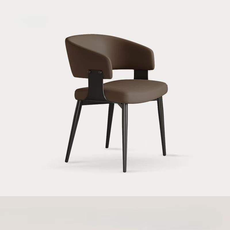 Marron - Cuir Nappa Durable - Cadre en Alliage [Fauteuil Flottant]