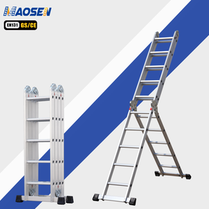 Échelle pliante multifonctionnelle Lil Giant en aluminium, échelle pliante à usage multiple, <span class=keywords><strong>20</strong></span> <span class=keywords><strong>pieds</strong></span> - Product Image 1