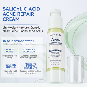 Crème apaisante 64% - Soin instantané contre l'acné - Apaise les peaux sensibles - Soin coréen pour la peau - Crème réparatrice contre l'acné à l'<span class=keywords><strong>acide</strong></span> <span class=keywords><strong>salicylique</strong></span> - Product Image 1