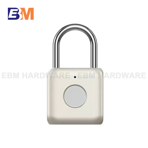 Cerradura inteligente de identificación de huellas dactilares recargable digital USB, <span class=keywords><strong>candado</strong></span> de huellas dactilares de seguridad sin llave, cerradura de mochila escolar - Product Image 3