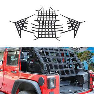 Red de retención de carga para Jeep Wrangler <span class=keywords><strong>JK</strong></span>, redes de nailon de 4 puertas, 2007-2018 - Product Image 1