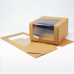 Groothandel op maat gemaakte bedrukte papieren verpakkingen voor gezichtsmaskers, vouwbare hoeden- en petten dozen met transparant venster - Product Image 6