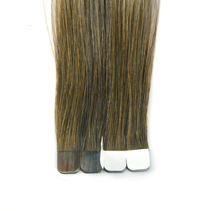 K.S WIGS Cheveux humains Remy chinois 100% doux et naturels, mélange sans couture, volume glamour pour le coiffage quotidien, extensions de cheveux mini-tape - Product Image 4