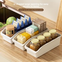 Koelkast opbergbox, voedselveilige PP plastic sorteerorganizer, keukenaccessoires, fruit, groenten, huishoudelijke snacks
