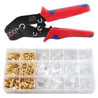 SN-48B Fil Électrique Pince À Sertir Outil de Sertissage Terminal De Fil Kit Terminal Tubulaire Outils 300 PIÈCES Bornes Ensembles