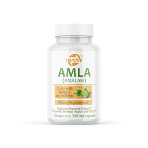 Cápsulas de Amla OEM ODM 500mg - Apoyo Digestivo, Vitamina C Natural y Antioxidantes para el Apoyo Inmunológico, Vitalidad y Bienestar, Vegano - Product Image 1