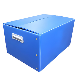 Nhà Máy Giá Tốt Tùy Chỉnh Có Thể Gập Lại Corflute PP Hollow Bảng Điều Chỉnh Hộp Nhựa Tấm Sóng coroplast Stackable Vận Chuyển Hộp - Product Image 3