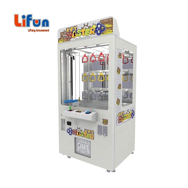Factory Wholesale Coin Operated Push Keyhole Prize Game Machine Golden Key Master Machine With Bill Acceptor