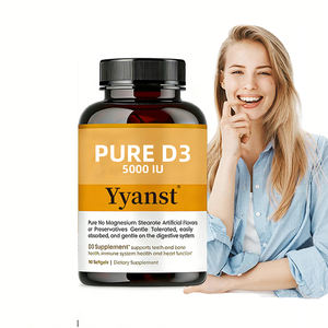 Cápsulas blandas de vitamina D3 de alta calidad OEM/ODM de marca privada, AUMENTAN LA INMUNITAD y fortalecen los músculos, SUPLEMENTO DIETÉTICO - Product Image 1