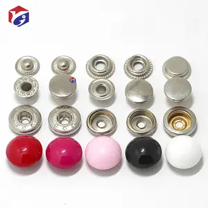 Plastic Mushroom Snap Buttons For Jeans Coat Leather Clothing Accessories 15mm 17mm 201 633 Four Part Alloy Snaps