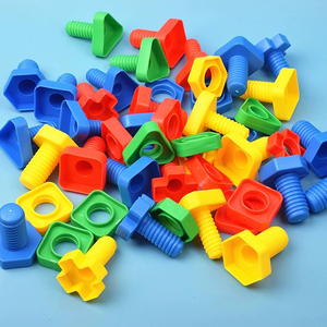 Nuevo diseño Unisex <span class=keywords><strong>tornillo</strong></span> tuerca combinación bloques de construcción clasificación construcción juguetes niños mejorando habilidades motoras finas - Product Image 1