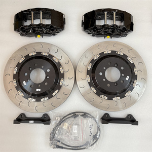 Kit d'étriers de frein à 6 pistons personnalisés Jekit 9040 avec rotors 355x32, compatible avec Golf 7, jantes 18/19 - Product Image 1