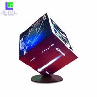 Segnaletica a Led pubblicitaria impermeabile per interni/esterni ad alta risoluzione nuovo schermo digitale P2.5 cubo