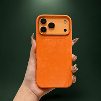 Coque de téléphone magnétique minimaliste de couleur unie pour iPhone, personnalisable