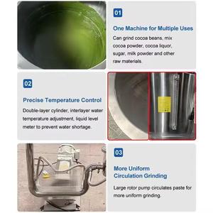 Profesyonel çikolata topu değirmen makinesi çikolata Melanger makinesi - Product Image 3