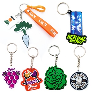Porte-clés personnalisé en PVC souple avec logo de dessin animé, matériau écologique, étiquette de clé 2D/3D en PVC souple, porte-clés personnalisés - Product Image 3