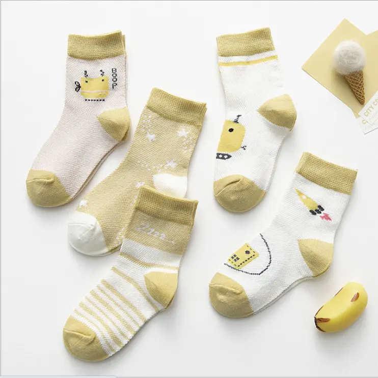 Hot seller Newborn Baby Girls Socks for Kids Toddlers Girls Big Bow Knot Knee High Long Soft Cotton Summer Children Mesh Socks