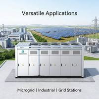 Sistema de Energía Solar Híbrido Renovable con Batería Industrial Comercial Segura y Confiable de 1MWh/2MWh/Gabinete Refrigerado por Líquido