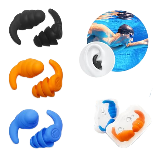 Waterproof Silicone Noise Reduction Swimming Nose Clip and Earplug Set for Water Sports
