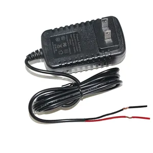 US Plug Ac Dc Output 2Amp Modul 24W 12V2A Grosir Adapter Power Supply 12V 2A untuk Kamera Keamanan CCTV