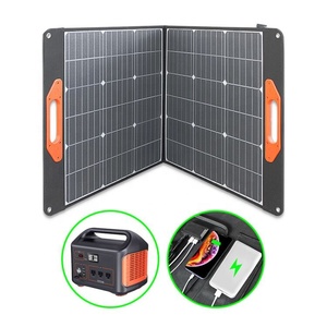 Heißer verkauf gefaltet Solar Panel 100W Outdoor Laptop Telefon Typ-C 2 Usb Pad - Product Image 1