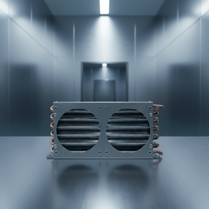 Индивидуальный мини-конденсатор-испаритель с 3 рядами медных трубок 7-3*6*240 - Product Image 1