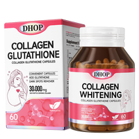 Capsules de beauté multi-collagène et glutathion pour adultes - Mélange 1500mg à partir de 4 sources + HA pour la peau, les cheveux et les ongles