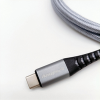 Cable USB 3.0 a Tipo-C Personalizable de 1 m, con Malla de Nailon Metálica, Carga Rápida de 5 A para Cámara, Impresora, Computadora, Auriculares y Escáner