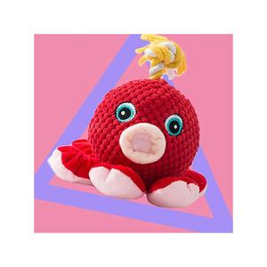 Плюшевая игрушка для домашних животных с милыми забавными звуками, прочные игрушки для собак в форме животных, Коренная Милая обезьяна, пищащая жевательная игрушка - Product Image 4