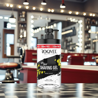 Gel de rasage pour hommes de super qualité 1500ml avec pompe couleur claire rasage facile produits de rasage Offre Spéciale