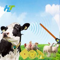 Lector de Microchip RFID para Animales, Escáner de 134.2kHz FDX-B ID64 Bluetooth, Nuevo, de Plástico, para Ganado/Cerdos/Ovejas