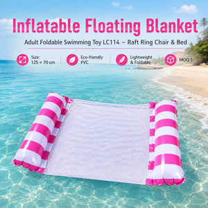 Bouée de piscine motorisée en PVC écologique, gonflable, pour une personne, <span class=keywords><strong>à</strong></span> rayures, avec boucle, flotteur de piscine gonflable - Product Image 3
