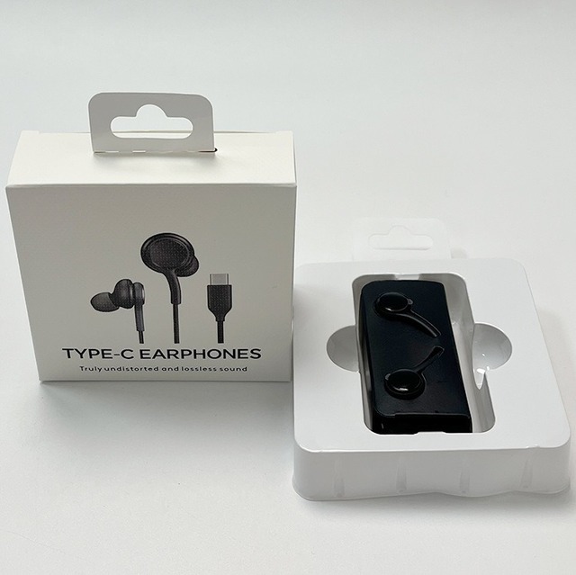 Type C Wired Earphones In Ear Dynamic Driver With Microphone For Mobile Phones USB C Earbuds Compatible With Samsung Note 10