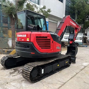 2024 Model Yanmar Vio80 8ton Gebruikte Minigraafmachines Originele Verfdelen Tweedehands Kleine Rupsbandgraver Met Bladduimzak - Product Image 2