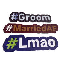 2023 Promotionnel Personnalisé Top Design Haute Qualité UV Imprimé 5mm PCV Conseil De Mariage Photo Booth Prop