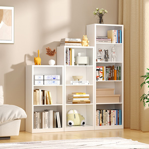 Steel Bookshelf Multi Tier <b>Standing</b> <b>Corner</b> Storage Shelf For Bedroom Living Room Study With Adjustable Partitions - Product Image 4