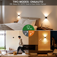 Lampes de nuit magnétiques sans fil à détecteur de mouvement, décoration intelligente pour la maison, lampes murales rechargeables par USB, lampes LED de chevet pour la chambre à coucher