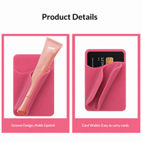 Support de téléphone universel adhésif de style minimaliste transfrontalier avec stabilisation d'image, support paresseux pour rouge à lèvres et brillant à lèvres