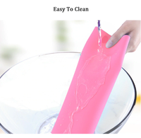 Napperon alimentaire en silicone pliable résistant à la chaleur anti-déversement tapis de table à manger pour la cuisine et l'artisanat tapis de pâtisserie