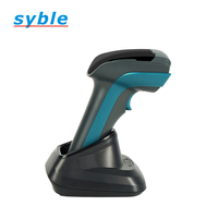 Syble XB-D50BT barang baru nirkabel, pemindai kode QR 2D gambar CMOS dengan dudukan pengisian