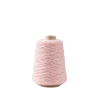 Fil doux 4NM scintillant effet étoile, mélange élastique et moelleux, couleurs personnalisées, faible MOQ pour pulls et tricots tendance
