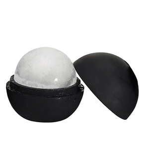 Molde para bolas de hielo sin BPA, con logo personalizado, de silicona, fácil de desmoldar, bandeja redonda para whisky - Product Image 1
